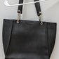 Calvin Klein Black Faux-Leather Tote Bag