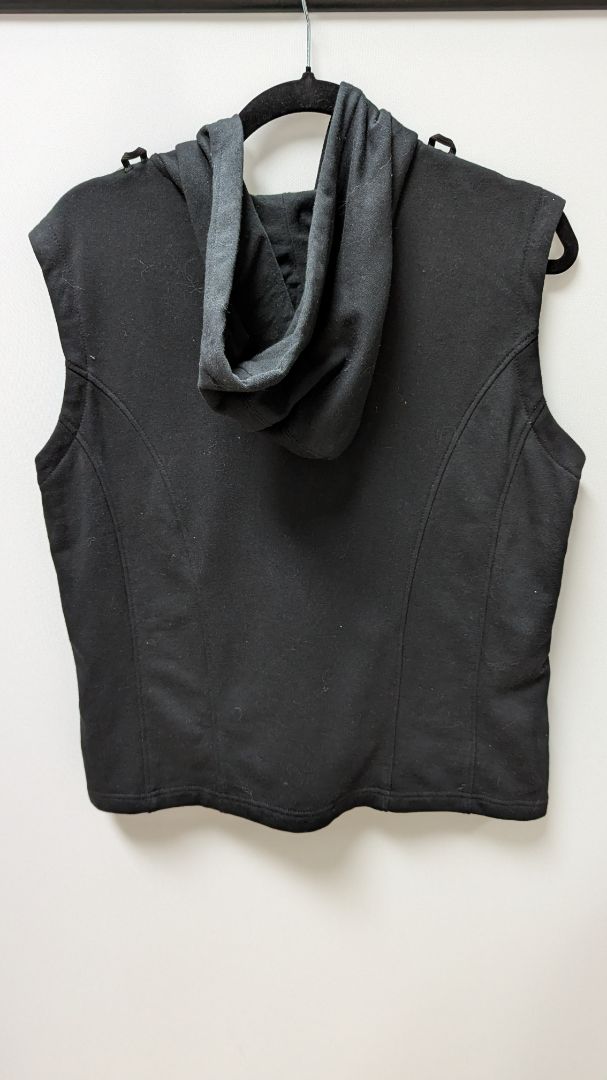 Harley Davidson Women's Black 2PC Vest-Jacket Combination Set