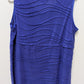 Simply Vera Wang Dark Blue Layered Sleeveless Dress