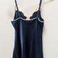 Victoria's Secret Navy/Tan Lace Nightgown