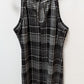 J for Justify Black/White Plaid Mini Dress