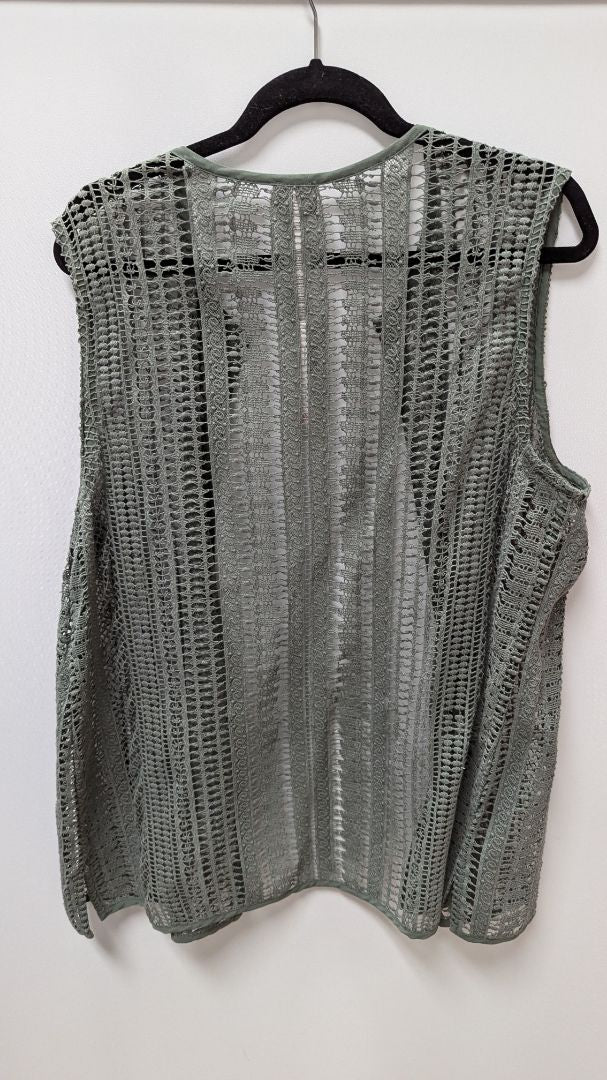Chico's Mountain Pine Lace Novelty Vest
