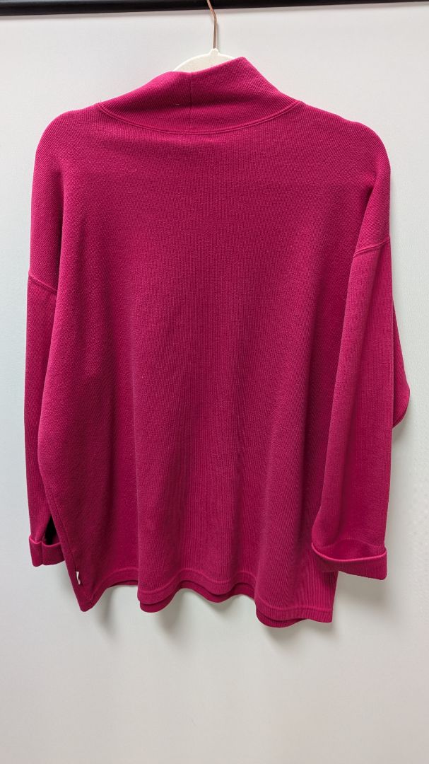 Express Tricot Vintage Hot Pink Turtleneck Sweater
