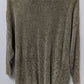 Express Tricot Vintage Dark Green Cutout Hem Sweater