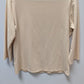 J.Jill Beige Supersoft Square Neck Tee