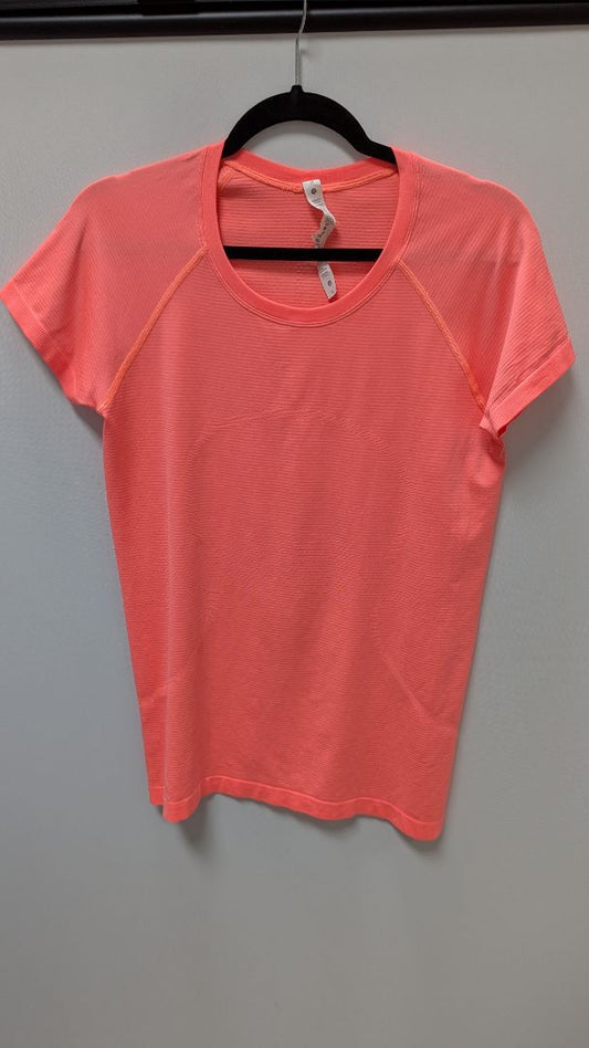 Lululemon Coral Short-Sleeve Active Tee