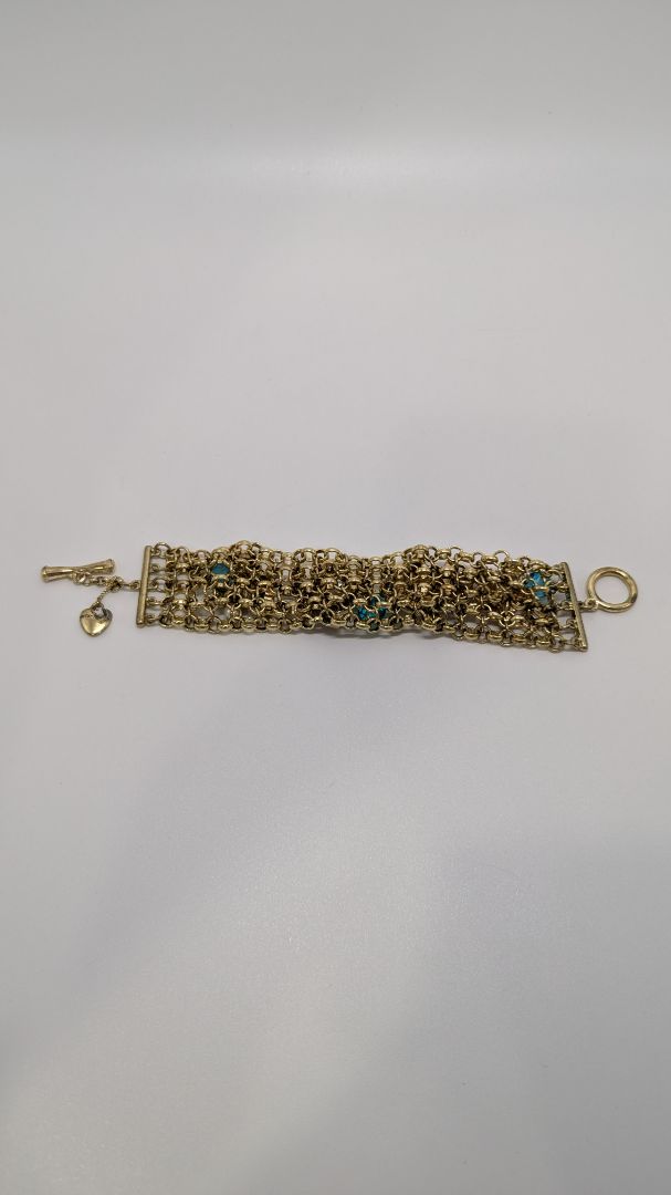 Betsey Johnson Gold "Under the Sea" Charms Bracelet