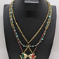 Betsey Johnson Gold "Under the Sea" Charm Necklace