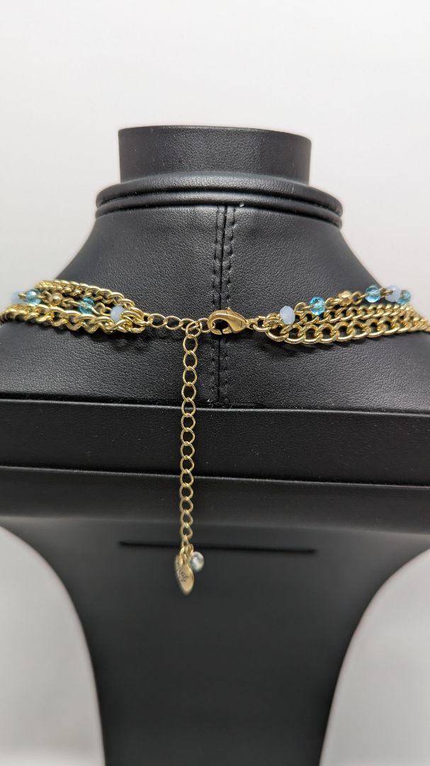 Betsey Johnson Gold "Under the Sea" Charm Necklace