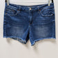 Joe's Medium Wash Raw Hem Denim Shorts