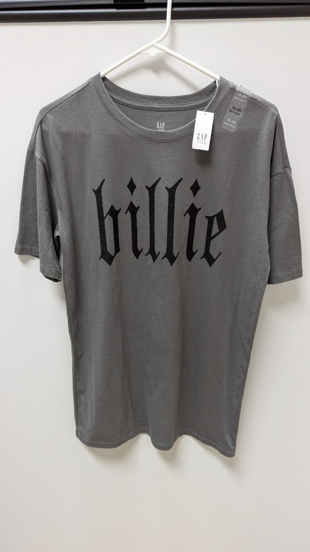 GAP Teen Grey "billie" Graphic Tee