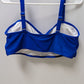 Deep Blue Twisted Swim Top