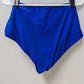 Deep Blue Twist High-Waisted Swimwear Bottom