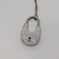 Michael Kors Silver Padlock Pendant Necklace