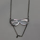 Marc Jacobs Silver Sunglasses Chain Necklace