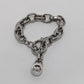 Michael Kors Silver/White Crystal Chain Bracelet