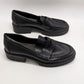 Anne Klein Black PU Leather Akutopia Loafers