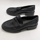 Anne Klein Black PU Leather Akutopia Loafers