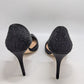 Jewel Badgley Mischka Black Alexandra Heels