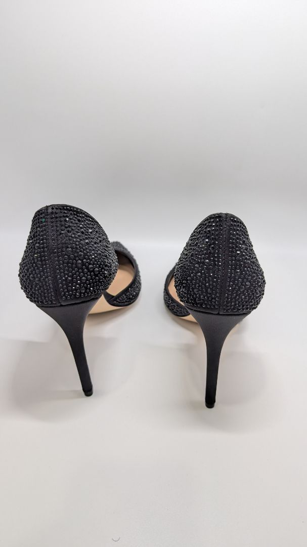 Jewel Badgley Mischka Black Alexandra Heels