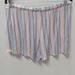 Cuddl Duds Pink/Blue Striped Sleepwear Set