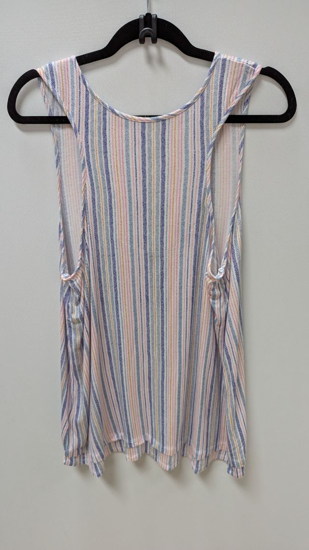 Cuddl Duds Pink/Blue Striped Sleepwear Set