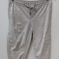 Danskin Light Grey Capri Cargo Casual Pants