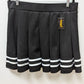 Spirit Halloween Black/White Cheer Costume Skirt