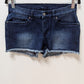 VENUS Dark Wash Distressed Denim Shorts