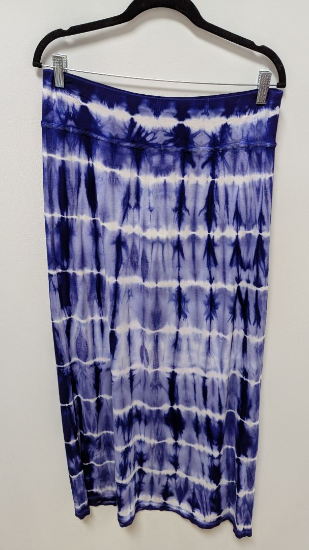 Zenergy by Chico's Brazilian Blue Tie-Dye Marissa Skirt