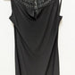 White House Black Market Black Embellished Neck Shift Dress