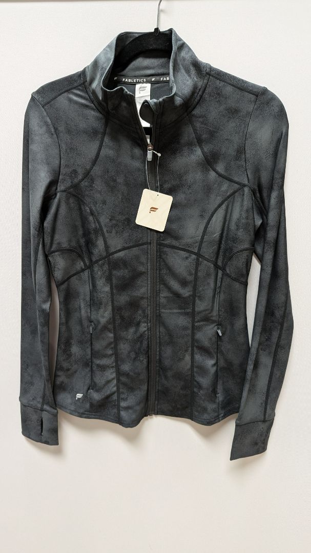 Fabletics Onyx Smudge Cold Weather Full-Zip Jacket