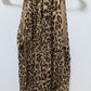 White House Black Market Leopard Tie-Neck Halter Tank