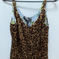 White House Black Market Leopard Reversible Cami