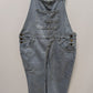 Light Wash Wide-Leg Casual Denim Overalls