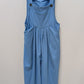 Light Blue Wide-Leg Casual Jumpsuit Overalls