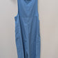 Light Blue Wide-Leg Casual Jumpsuit Overalls