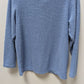 E.M.I. Sportswear Blue Textured Button-Down Cardigan Sweater
