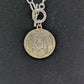 Paparazzi Silver Rose Medallion Necklace Set