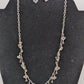 Paparazzi Silver/Maroon Heart Charm Necklace Set