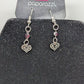 Paparazzi Silver/Maroon Heart Charm Necklace Set