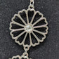 Paparazzi Silver Faux-Gemstone Flower Necklace Set