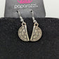 Paparazzi Silver 2-Strand Half-Medallion Necklace Set