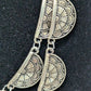 Paparazzi Silver 2-Strand Half-Medallion Necklace Set