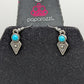 Paparazzi Silver/Turquoise Western Necklace Set