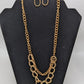 Paparazzi Gold 2-Strand Chain Necklace Set