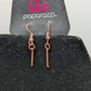 Paparazzi Rose Gold Spike Bead Necklace Set