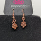 Paparazzi Rose Gold Flower Charm Necklace Set