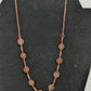 Paparazzi Rose Gold Flower Medallion Chain Necklace Set