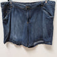 Lane Bryant Dark Wash Mid-Length Denim Shorts